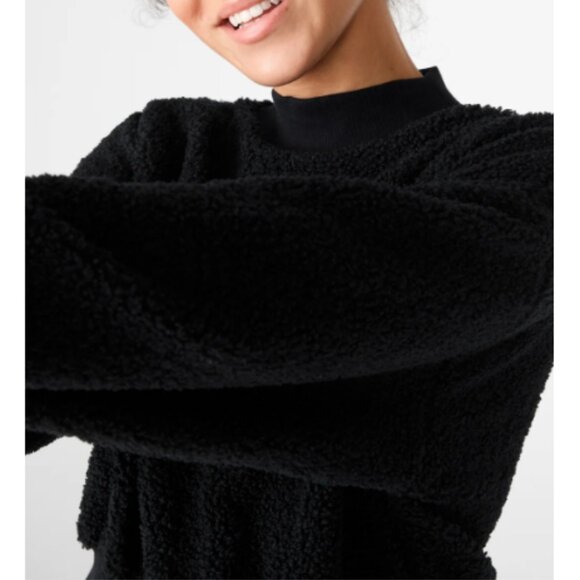 Fabletics Faux Sherpa Fleece Sweatshirt - Picture 8 of 10